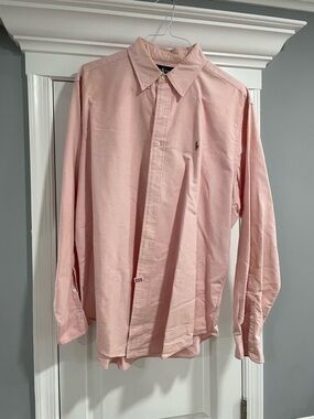 Ralph Lauren Light Pink Button-Down Dress Shirt